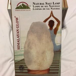 Brand new White Himalayan Glow Salt Lamp